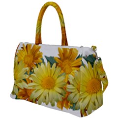 Daisies Flowers Yellow Arrangement Duffel Travel Bag by Pakrebo