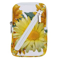 Daisies Flowers Yellow Arrangement Belt Pouch Bag (small) by Pakrebo