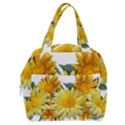 Daisies Flowers Yellow Arrangement Boxy Hand Bag View1