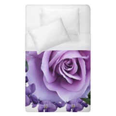 Roses Violets Flowers Arrangement Duvet Cover (single Size) by Pakrebo