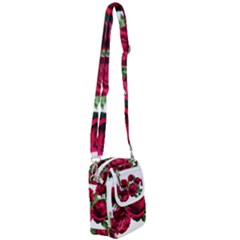 Roses Flowers Red Romantic Garden Shoulder Strap Belt Bag by Pakrebo