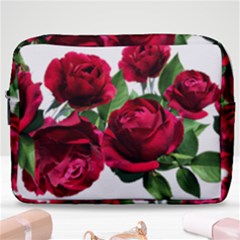 Roses Flowers Red Romantic Garden Make Up Pouch (large) by Pakrebo