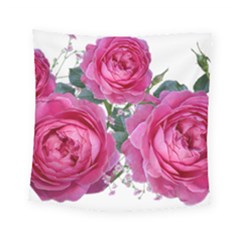 Roses Gypsophila Flowers Fragrant Square Tapestry (small) by Pakrebo