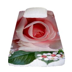 Roses Flowers Wax Flowers Fitted Sheet (single Size) by Pakrebo