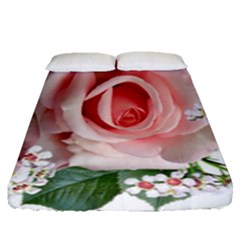 Roses Flowers Wax Flowers Fitted Sheet (queen Size) by Pakrebo