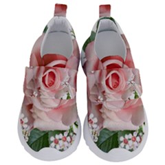 Roses Flowers Wax Flowers Kids  Velcro No Lace Shoes by Pakrebo