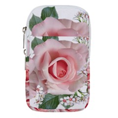 Roses Flowers Wax Flowers Waist Pouch (large) by Pakrebo