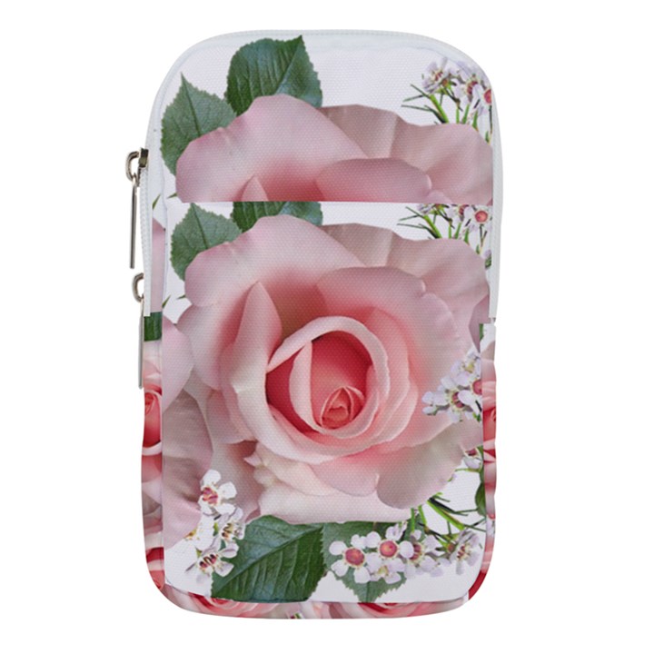 Roses Flowers Wax Flowers Waist Pouch (Large)