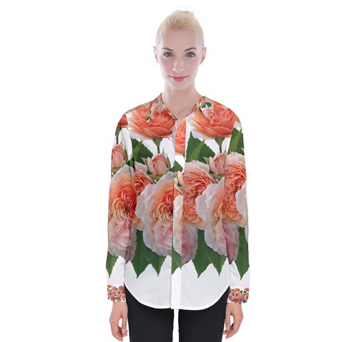 Roses Flowers Arrangement Perfume Womens Long Sleeve Shirt by Pakrebo