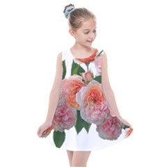 Roses Flowers Arrangement Perfume Kids  Summer Dress by Pakrebo