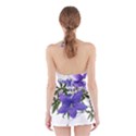 Flowers Blue Campanula Arrangement Halter Dress Swimsuit  View2