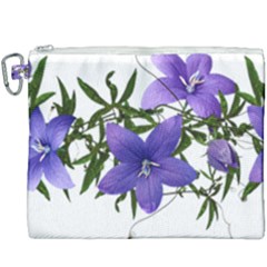 Flowers Blue Campanula Arrangement Canvas Cosmetic Bag (xxxl) by Pakrebo