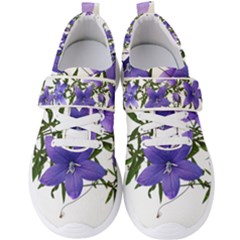 Flowers Blue Campanula Arrangement Men s Velcro Strap Shoes by Pakrebo