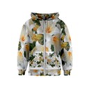 Lilies Belladonna White Flowers Kids  Zipper Hoodie View1