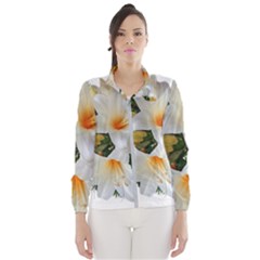 Lilies Belladonna White Flowers Women s Windbreaker