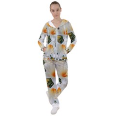 Lilies Belladonna White Flowers Women s Tracksuit