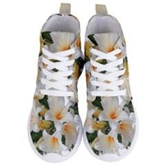 Lilies Belladonna White Flowers Women s Lightweight High Top Sneakers