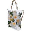 Lilies Belladonna White Flowers Shoulder Tote Bag View2