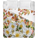 Flowers Roses Leaves Autumn Duvet Cover Double Side (California King Size) View1