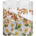 Flowers Roses Leaves Autumn Duvet Cover Double Side (California King Size) View2