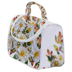 Flowers Roses Leaves Autumn Satchel Handbag