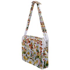 Flowers Roses Leaves Autumn Cross Body Office Bag