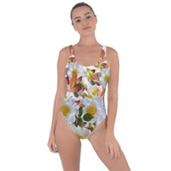 Flowers Roses Leaves Autumn Bring Sexy Back Swimsuit