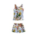 Flowers Roses Leaves Autumn Kids  Boyleg Swimsuit View2