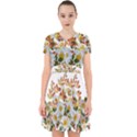 Flowers Roses Leaves Autumn Adorable in Chiffon Dress View1