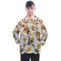 Flowers Roses Leaves Autumn Men s Half Zip Pullover View1