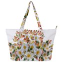 Flowers Roses Leaves Autumn Full Print Shoulder Bag View1