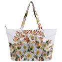 Flowers Roses Leaves Autumn Full Print Shoulder Bag View2