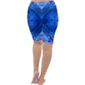 Boho Bohemian Hippie Tie Dye Cobalt Cropped Leggings  View4