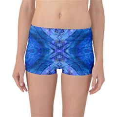 Boho Bohemian Hippie Tie Dye Cobalt Boyleg Bikini Bottoms by CrypticFragmentsDesign