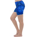 Boho Bohemian Hippie Tie Dye Cobalt Lightweight Velour Yoga Shorts View2