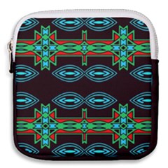 Ovals And Tribal Shapes                               Mini Square Pouch by LalyLauraFLM