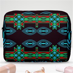 Ovals And Tribal Shapes                               Make Up Pouch (large) by LalyLauraFLM