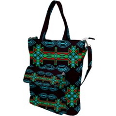 Ovals And Tribal Shapes                               Shoulder Tote Bag by LalyLauraFLM