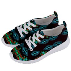 Ovals And Tribal Shapes                            Women s Lightweight Sports Shoes by LalyLauraFLM