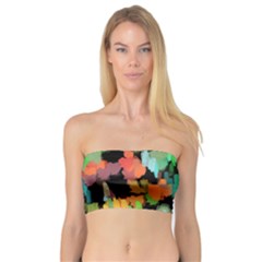 Paint Brushes On A Black Background                               Bandeau Top by LalyLauraFLM