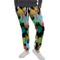 Paint brushes on a black background                                Men s Jogger Sweatpants View1