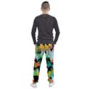 Paint brushes on a black background                                Men s Jogger Sweatpants View2