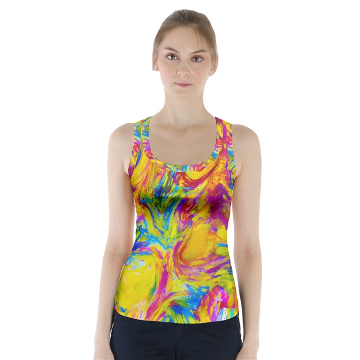 Mixed paint                                  Racer Back Sports Top