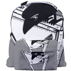 Gallows Raven Chopped Giant Full Print Backpack by Bajindul