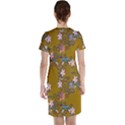 Textile Flowers Pattern Short Sleeve Nightdress View2