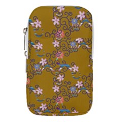 Textile Flowers Pattern Waist Pouch (small)