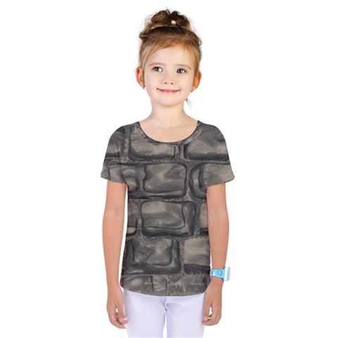 Stone Patch Sidewalk Kids  One Piece Tee by HermanTelo