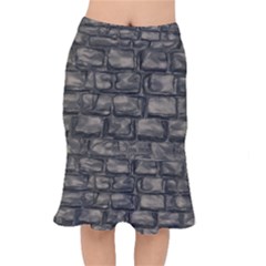 Stone Patch Sidewalk Short Mermaid Skirt