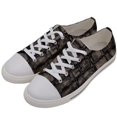 Stone Patch Sidewalk Women s Low Top Canvas Sneakers by HermanTelo