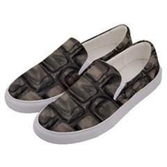 Stone Patch Sidewalk Men s Canvas Slip Ons by HermanTelo